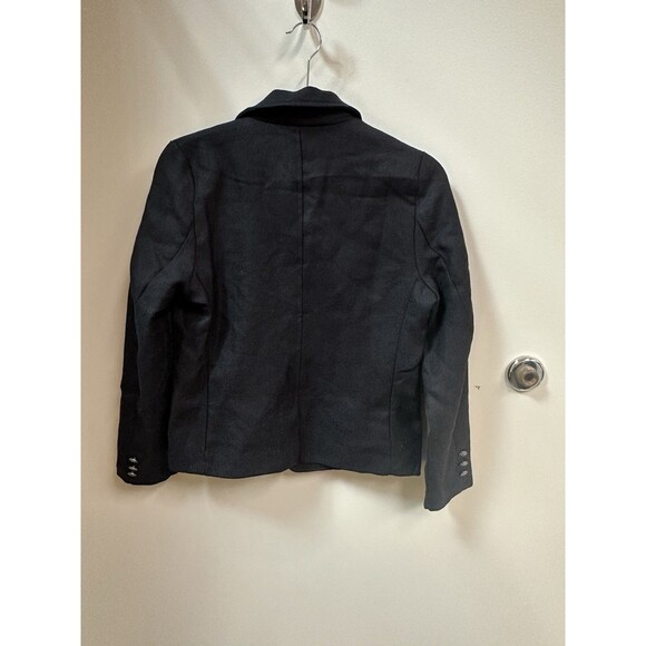 AE77 Blazer Women’s Black Wool Small Jacket Coat NWOT - Picture 4 of 7